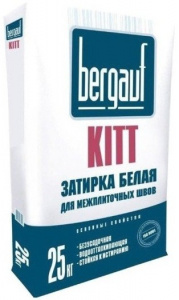 Bergauf KITT Затирка белая  25 кг/56