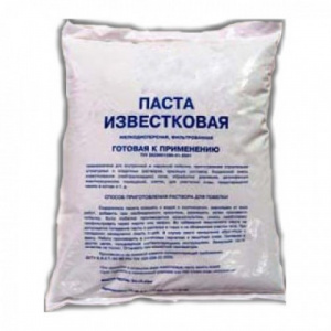 Известковая паста гашеная 3 кг (300шт/уп)