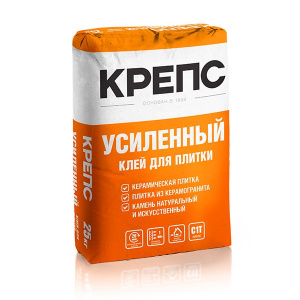 Крепс Усиленный  Клей для плитки 25кг С1Т /56 шт
