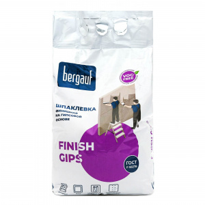 Bergauf Finich Gips  5кг Шпаклевка финишная гипсовая