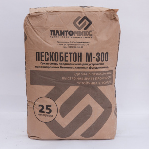 Пескобетон М-300 (25кг) Плитомикс 56 шт/под